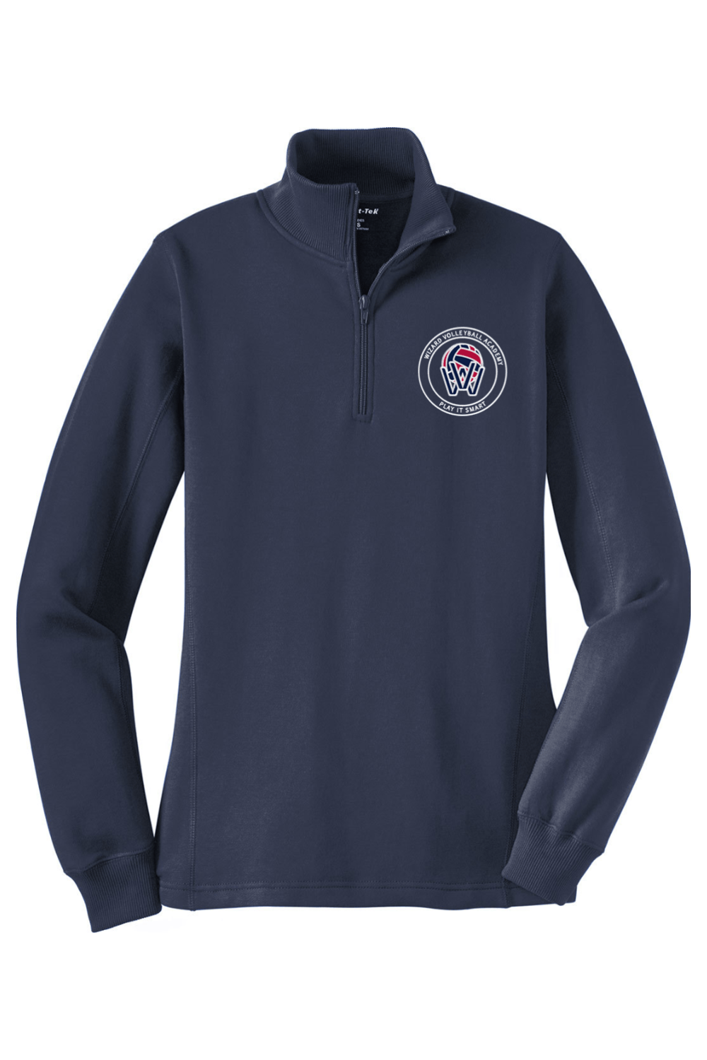 Wizard Volleyball Adult Women's Embroidered Quarter-Zip Pullover Signature Lacrosse
