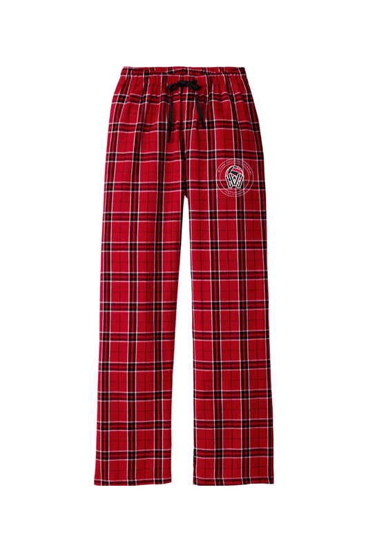 Wizard Volleyball Adult Women's Flannel Plaid Pants Signature Lacrosse