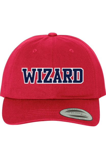 Wizard Volleyball Embroidered Dad Hat Signature Lacrosse