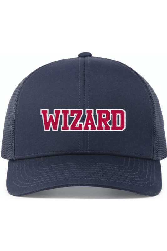 Wizard Volleyball Embroidered Trucker Hat Signature Lacrosse