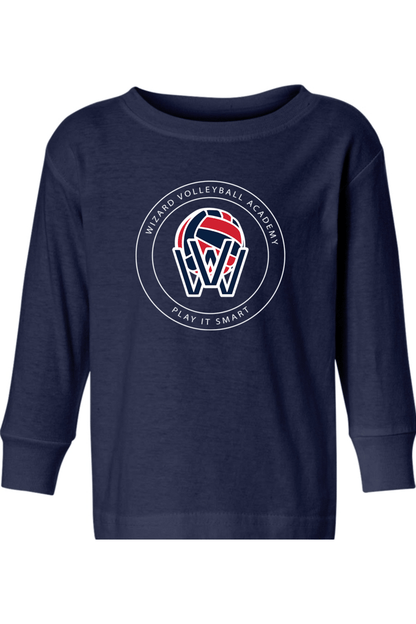 Wizard Volleyball Toddler Long Sleeve T-Shirt Signature Lacrosse