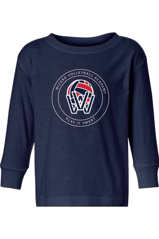 Wizard Volleyball Toddler Long Sleeve T-Shirt Signature Lacrosse