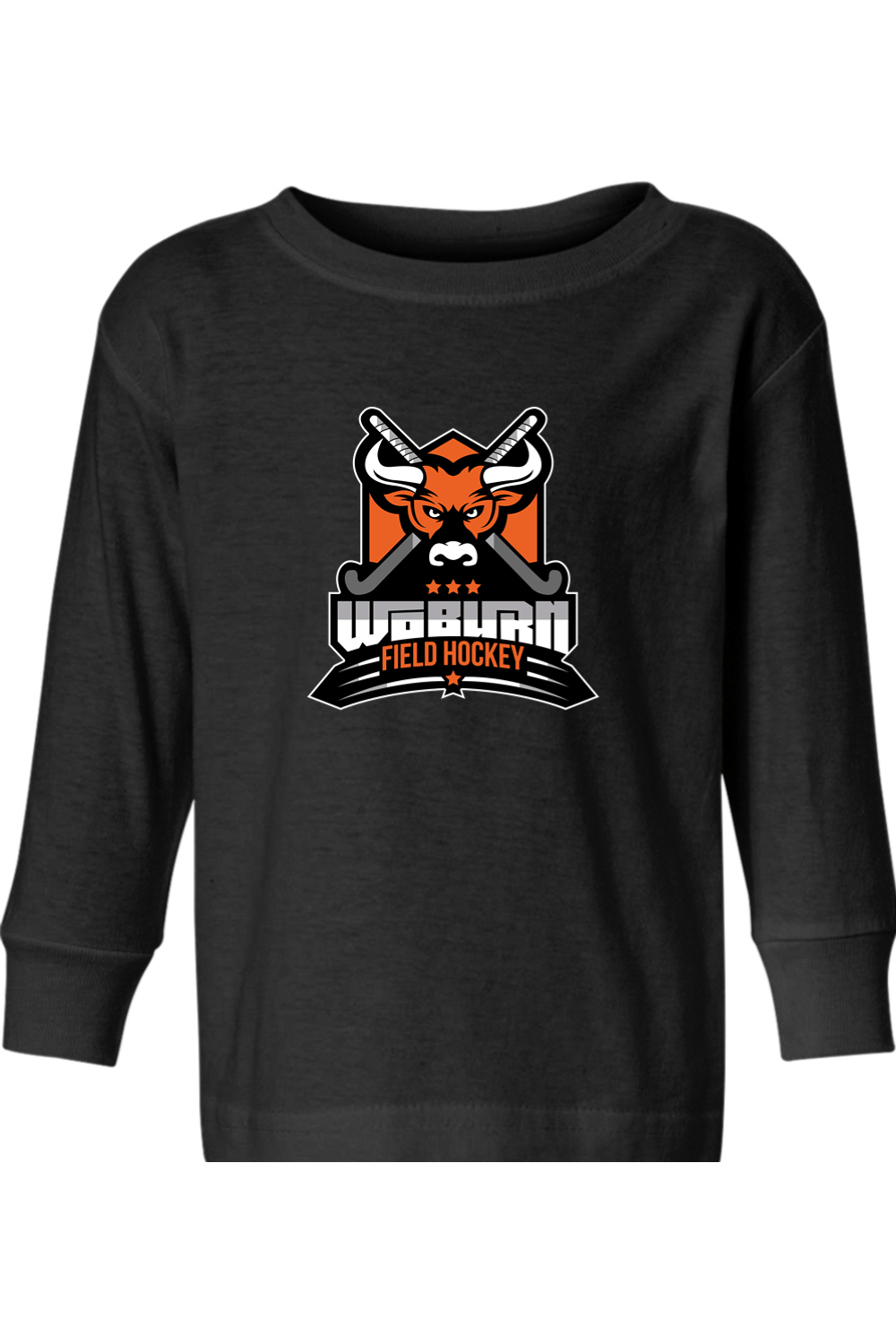 Woburn Field Hockey Toddler Long Sleeve T-Shirt Signature Lacrosse