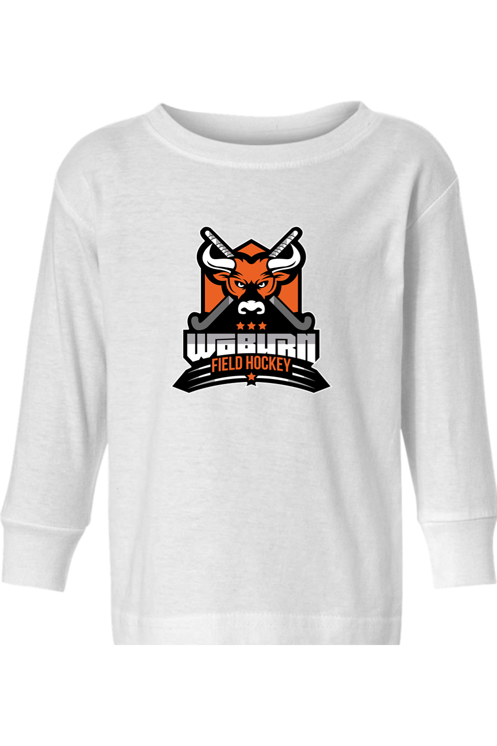 Woburn Field Hockey Toddler Long Sleeve T-Shirt Signature Lacrosse