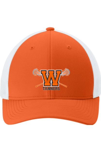 Woburn Lacrosse Adult Sport-Tek Stretch-Tek Mesh Back Cap Signature Lacrosse