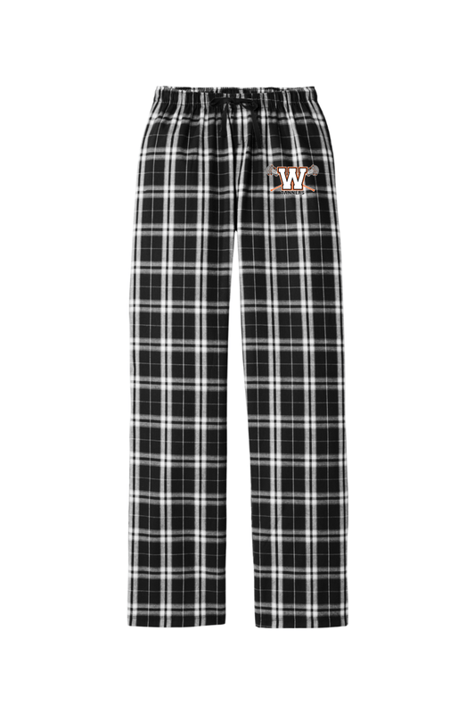 Woburn Lacrosse Adult Women's Flannel Plaid Pants Signature Lacrosse