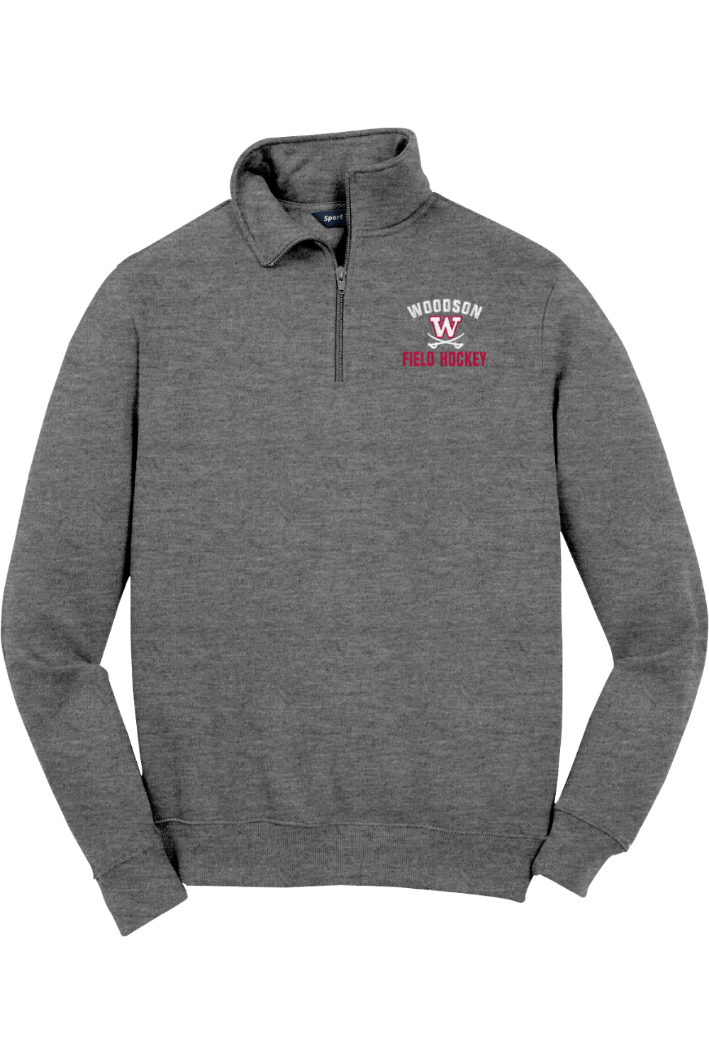 Woodson Field Hockey Adult Embroidered Quarter-Zip Pullover Signature Lacrosse