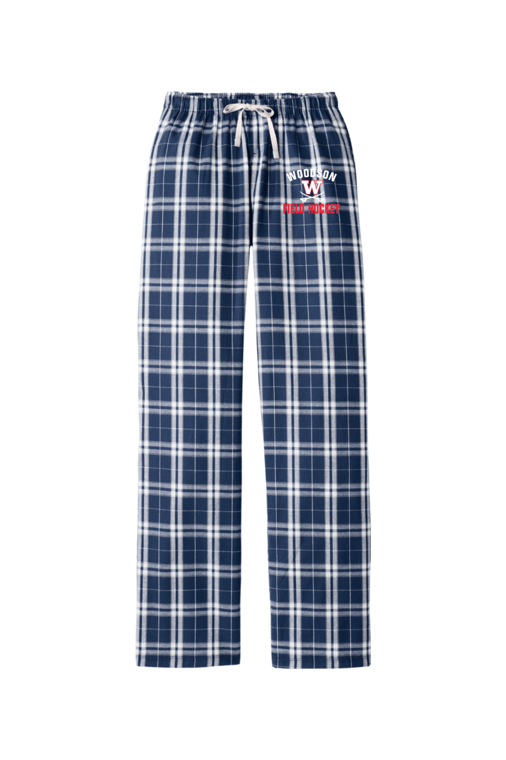 Woodson Field Hockey Adult Women's Flannel Plaid Pants Signature Lacrosse
