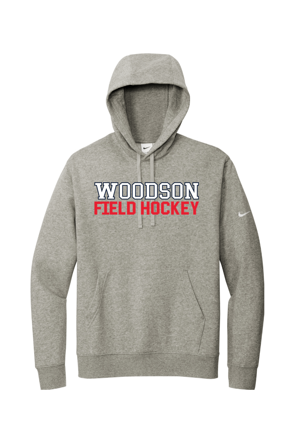 Woodson Field Hockey Fleece Sleeve Swoosh Pullover Hoodie Signature Lacrosse