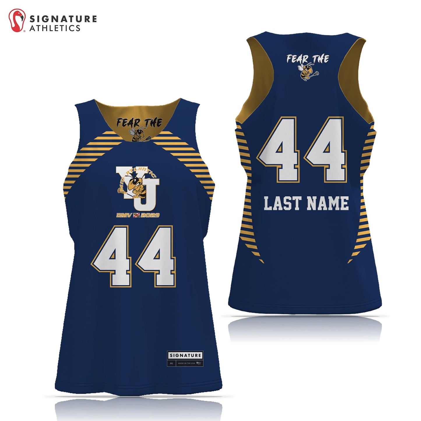 Yellow Jackets Mid-Atlantic DMV 2029 Women's 2 Piece Player Package Signature Lacrosse