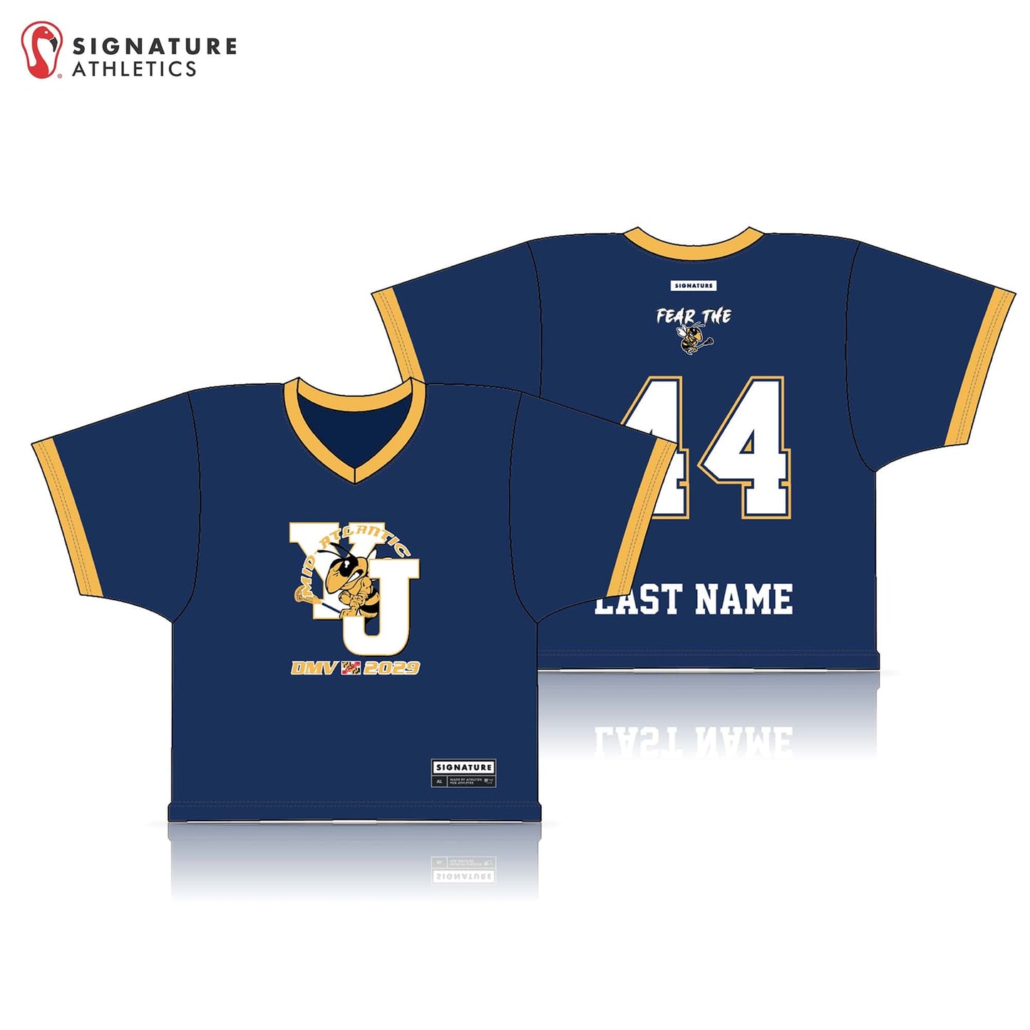 Yellow Jackets Mid-Atlantic DMV 2029 Women's 3 Piece Goalie Package Signature Lacrosse