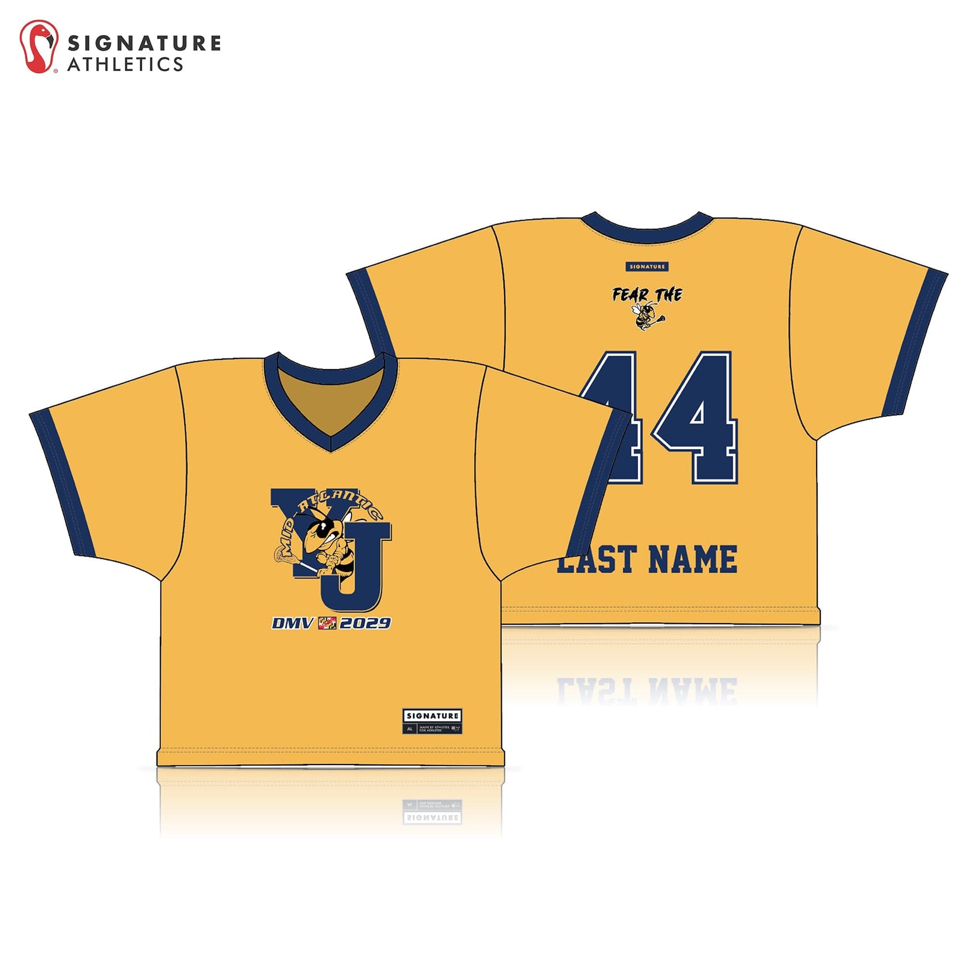 Yellow Jackets Mid-Atlantic DMV 2029 Women's 3 Piece Goalie Package Signature Lacrosse