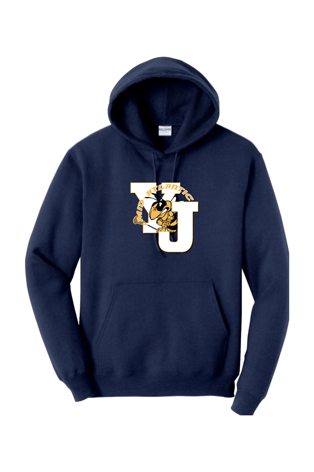 Yellow Jackets Mid-Atlantic Lacrosse Adult Heavyweight Hoodie Signature Lacrosse