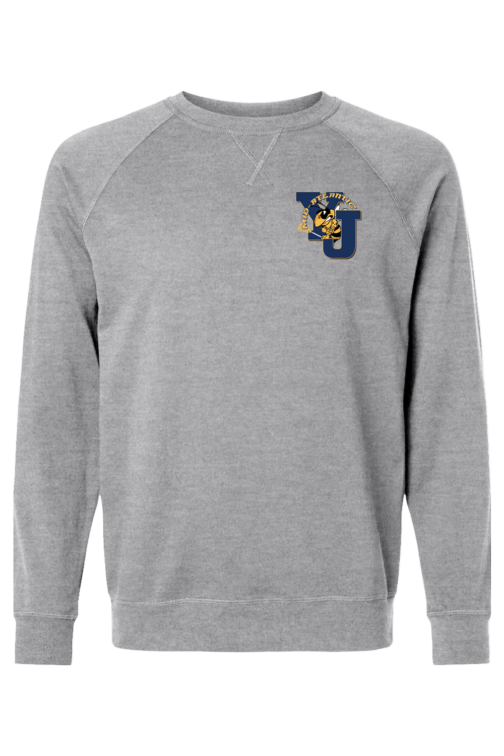 Yellow Jackets Mid-Atlantic Lacrosse Adult Heavyweight Raglan Long Sleeve Signature Lacrosse