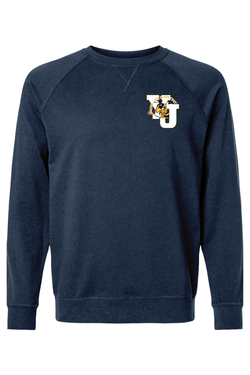 Yellow Jackets Mid-Atlantic Lacrosse Adult Heavyweight Raglan Long Sleeve Signature Lacrosse