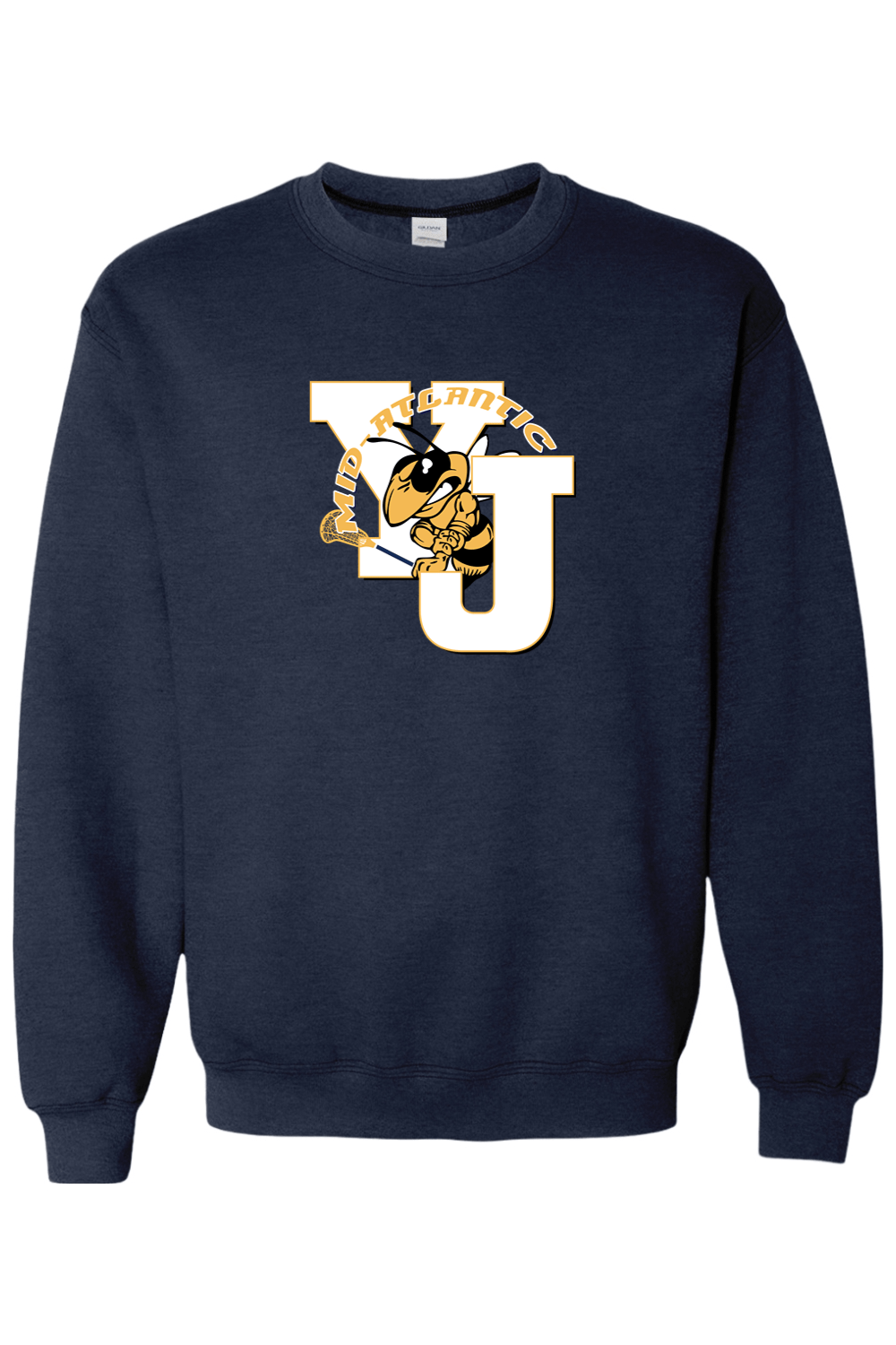 Yellow Jackets Mid-Atlantic Lacrosse Adult Heavyweight Sweatshirt Signature Lacrosse