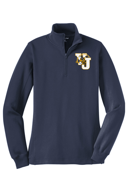 Yellow Jackets Mid-Atlantic Lacrosse Adult Women's Embroidered Quarter-Zip Pullover Signature Lacrosse