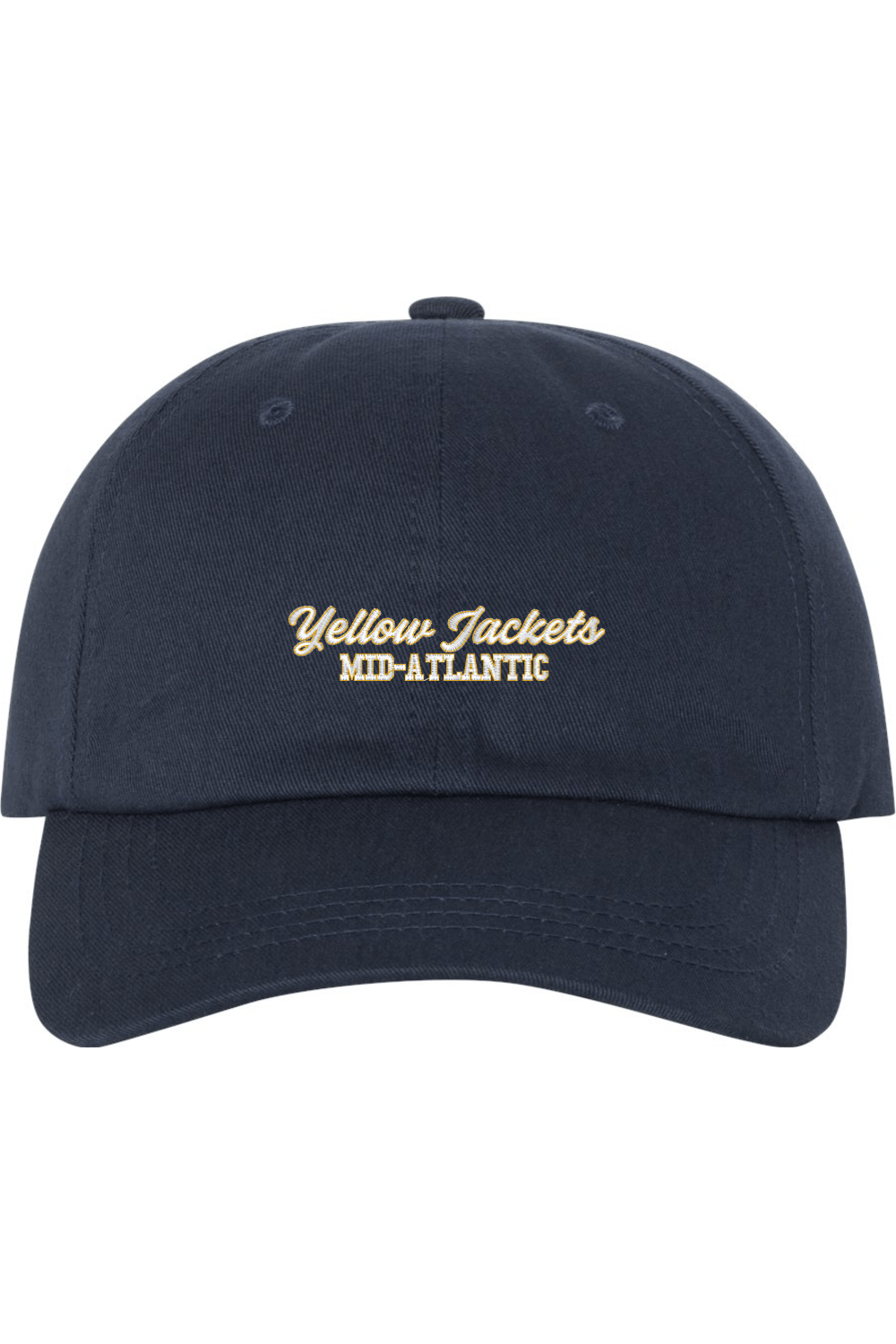 Yellow Jackets Mid-Atlantic Lacrosse Embroidered Dad Hat Signature Lacrosse
