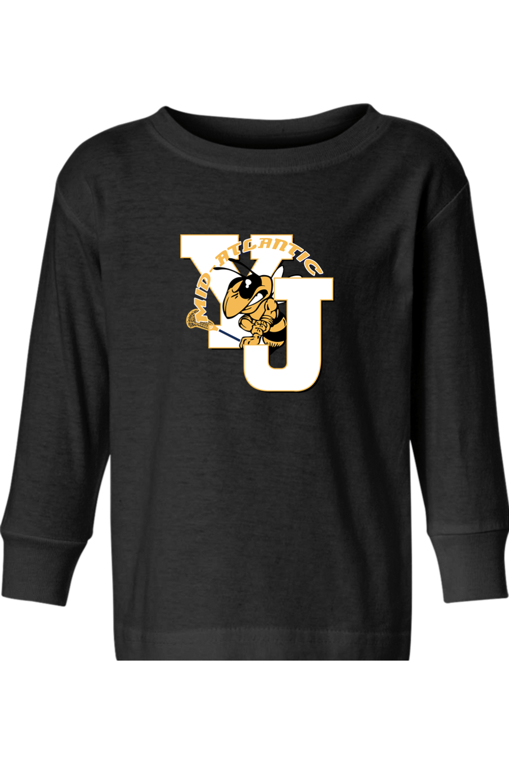 Yellow Jackets Mid-Atlantic Lacrosse Toddler Long Sleeve T-Shirt Signature Lacrosse