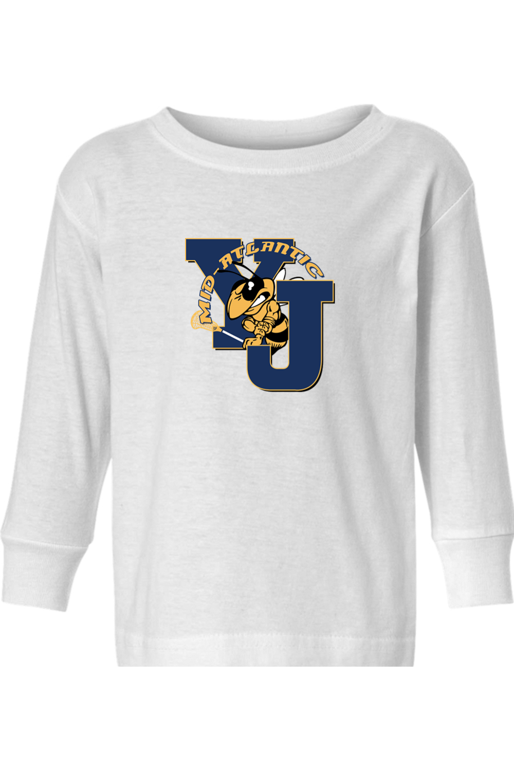 Yellow Jackets Mid-Atlantic Lacrosse Toddler Long Sleeve T-Shirt Signature Lacrosse