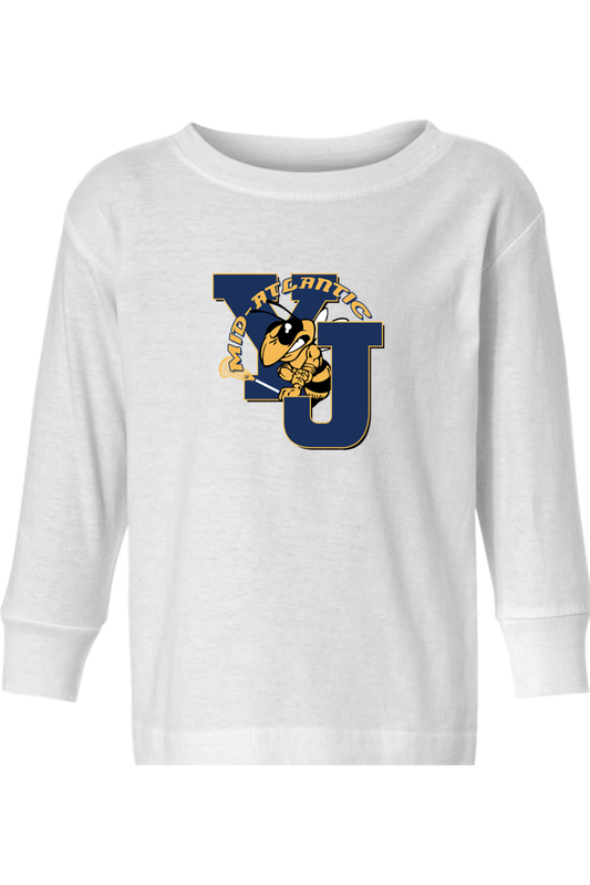 Yellow Jackets Mid-Atlantic Lacrosse Toddler Long Sleeve T-Shirt Signature Lacrosse
