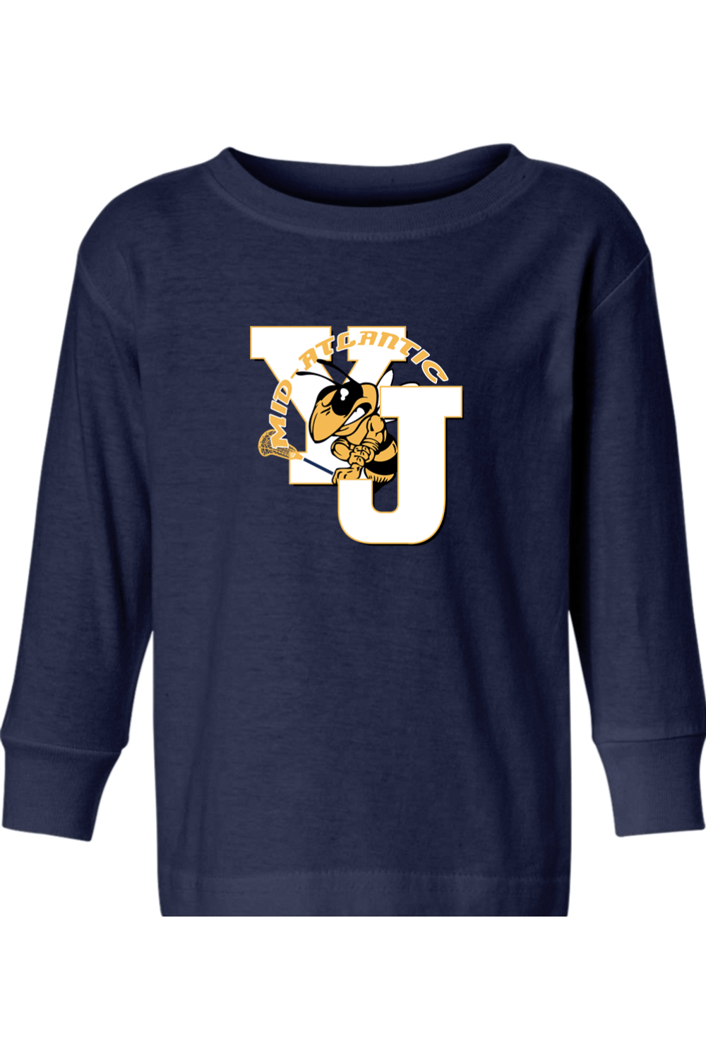 Yellow Jackets Mid-Atlantic Lacrosse Toddler Long Sleeve T-Shirt Signature Lacrosse