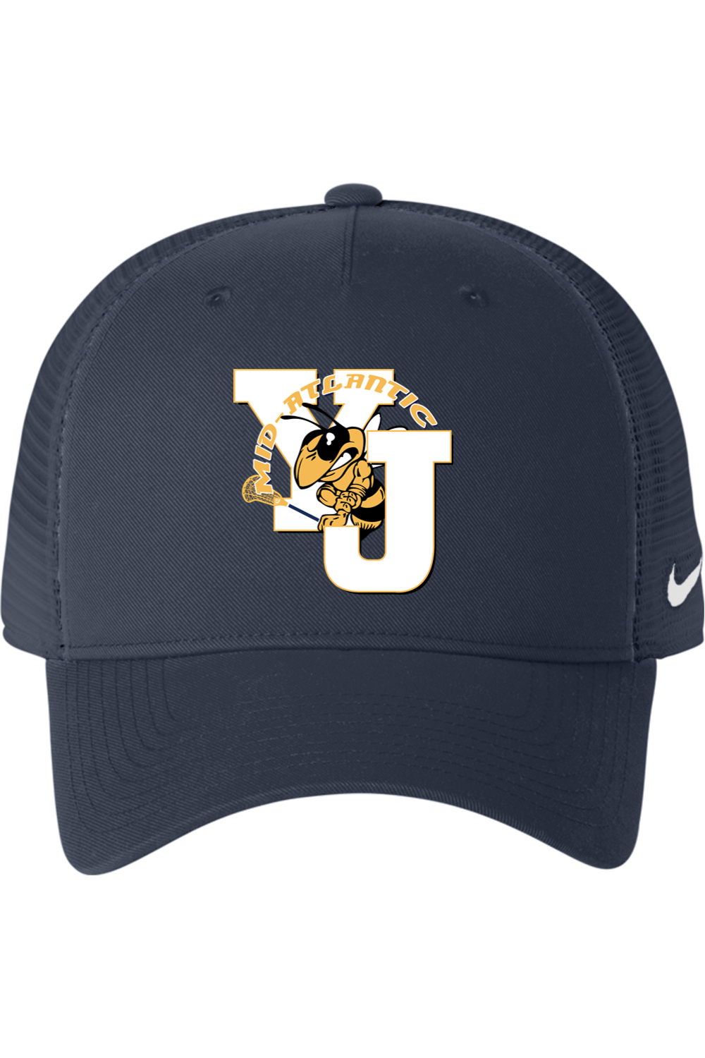 Yellow Jackets Mid-Atlantic Nike Snapback Mesh Trucker Cap Signature Lacrosse