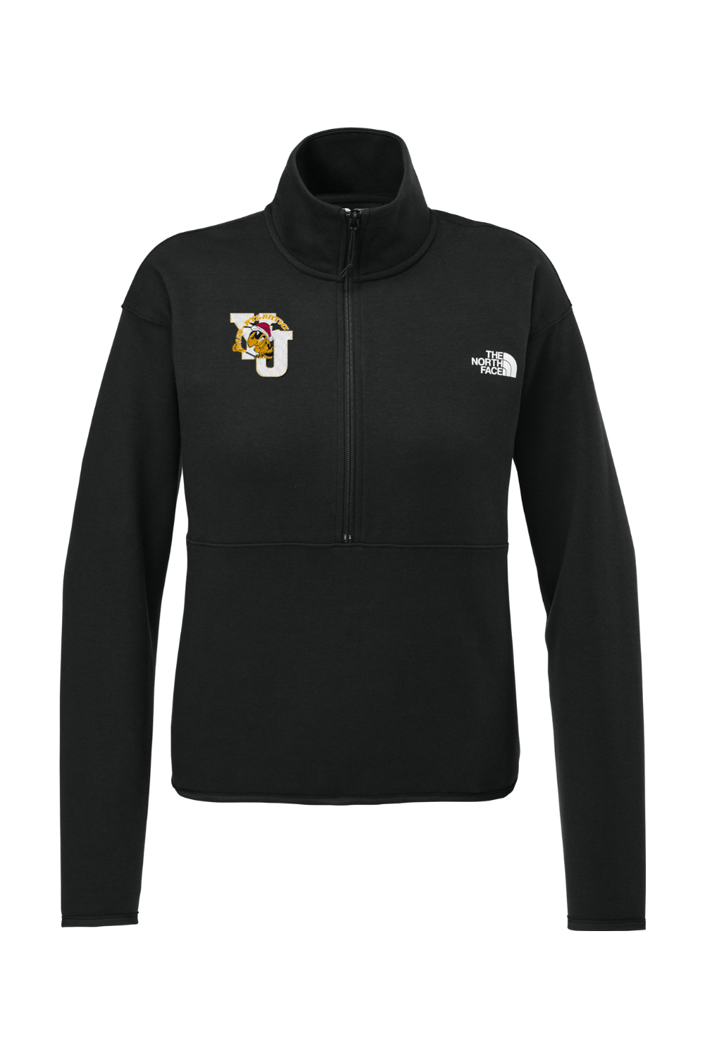 Yellow Jackets Mid Atlantic The North Face Women's Double-Knit 1/2-Zip Fleece Signature Lacrosse