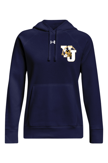 Yellow Jackets Mid-Atlantic Under Armour Ladies' Rival Fleece Hooded Sweatshirt Signature Lacrosse