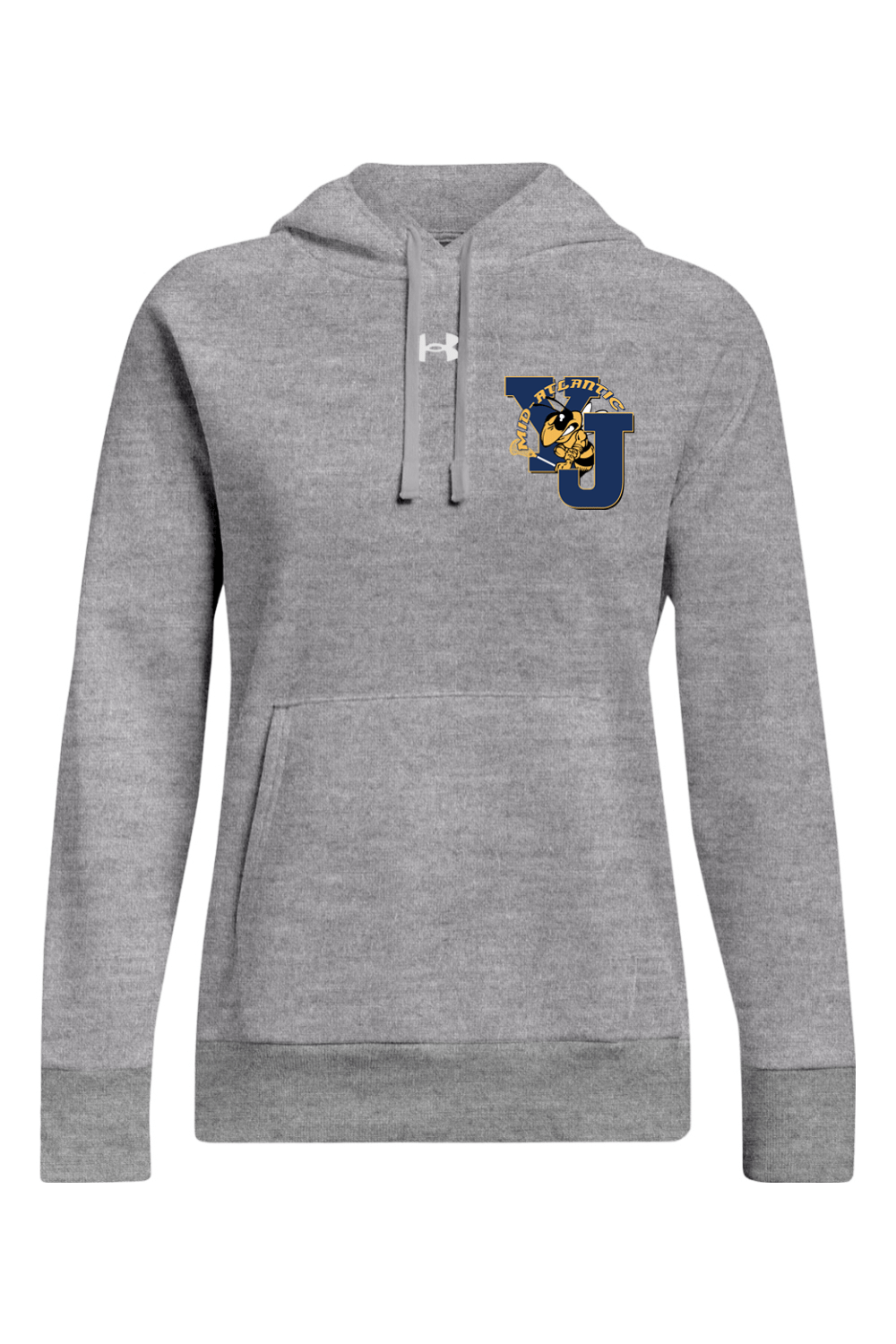 Yellow Jackets Mid-Atlantic Under Armour Ladies' Rival Fleece Hooded Sweatshirt Signature Lacrosse