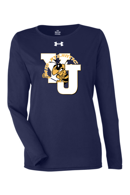 Yellow Jackets Mid-Atlantic Under Armour Ladies' Team Tech Long-Sleeve T-Shirt Signature Lacrosse
