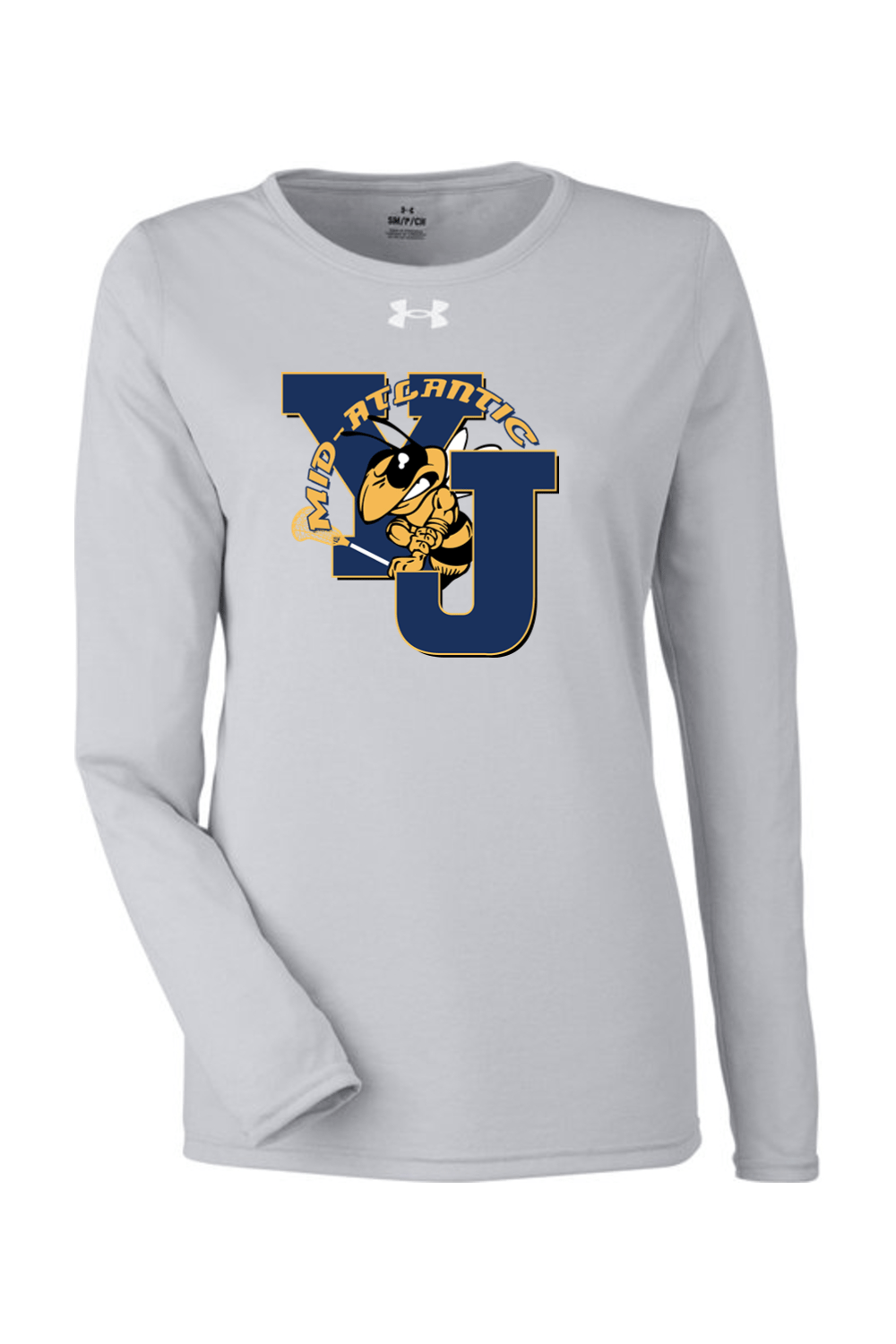 Yellow Jackets Mid-Atlantic Under Armour Ladies' Team Tech Long-Sleeve T-Shirt Signature Lacrosse