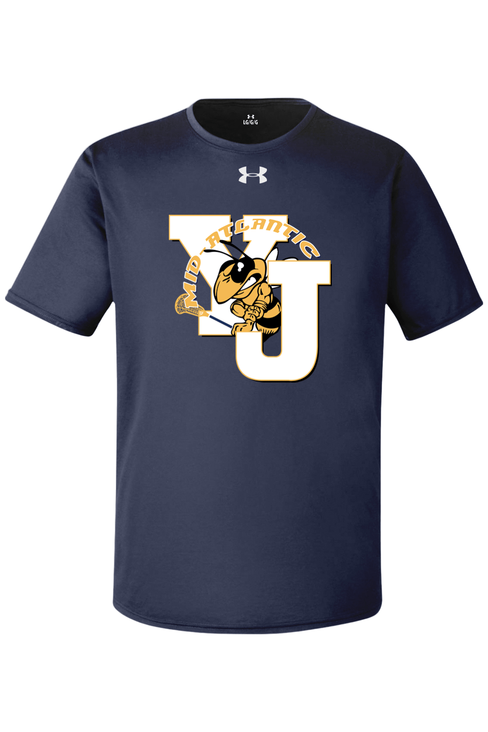 Yellow Jackets Mid-Atlantic Under Armour Men's Team Tech T-Shirt Signature Lacrosse