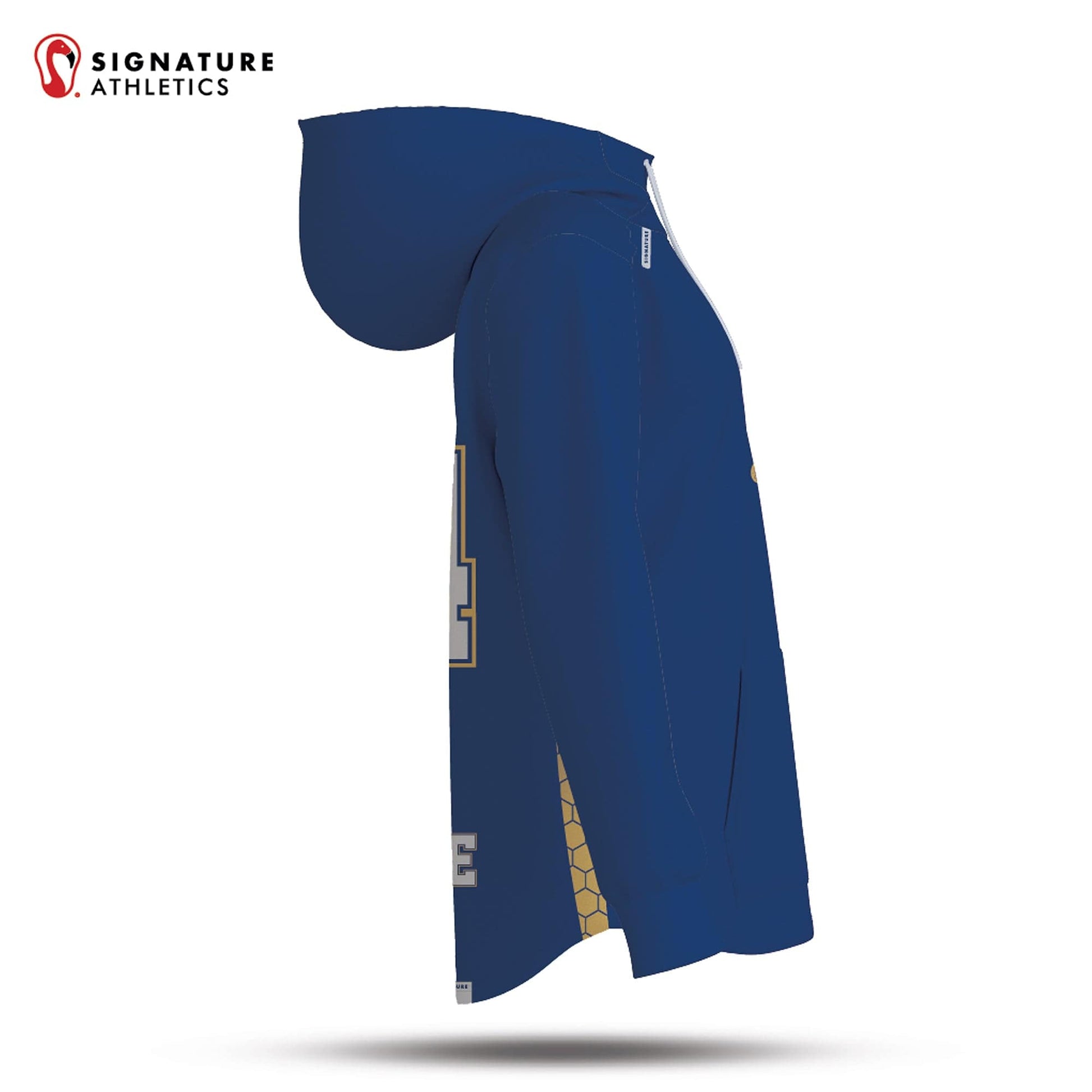 Yellow Jackets Mid-Atlantic Women's Pro Dye Sub Scuba Hoodie Signature Lacrosse