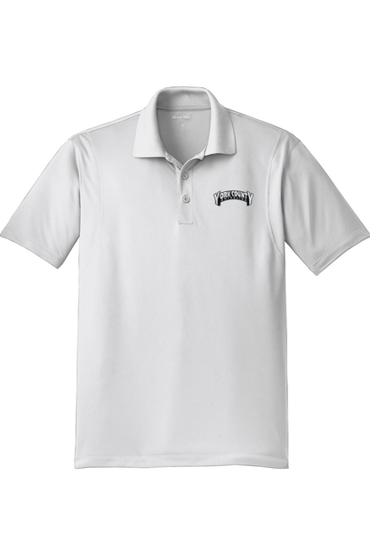 York County Grizzlies Adult Embroidered Athletic Polo Signature Lacrosse
