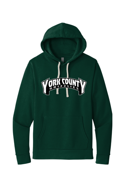 York County Grizzlies Adult Premium Lightweight Hoodie Signature Lacrosse