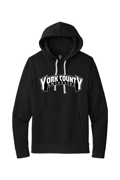 York County Grizzlies Adult Premium Lightweight Hoodie Signature Lacrosse