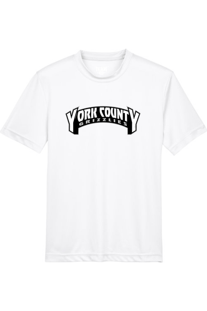 York County Grizzlies Youth Athletic T-Shirt Signature Lacrosse