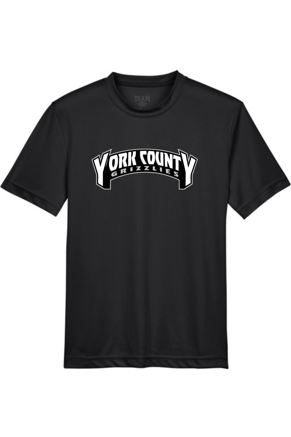 York County Grizzlies Youth Athletic T-Shirt Signature Lacrosse
