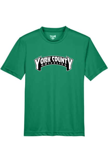 York County Grizzlies Youth Athletic T-Shirt Signature Lacrosse