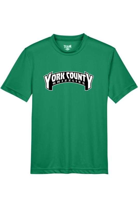 York County Grizzlies Youth Athletic T-Shirt Signature Lacrosse