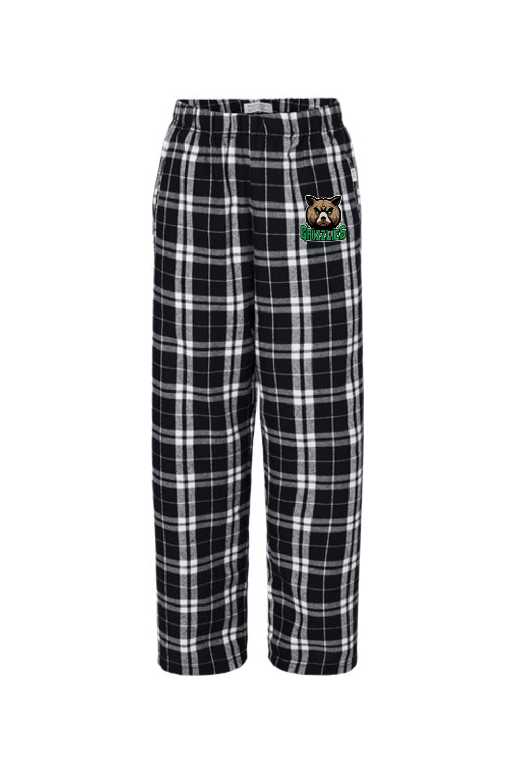 York County Grizzlies Youth Flannel Pants Signature Lacrosse
