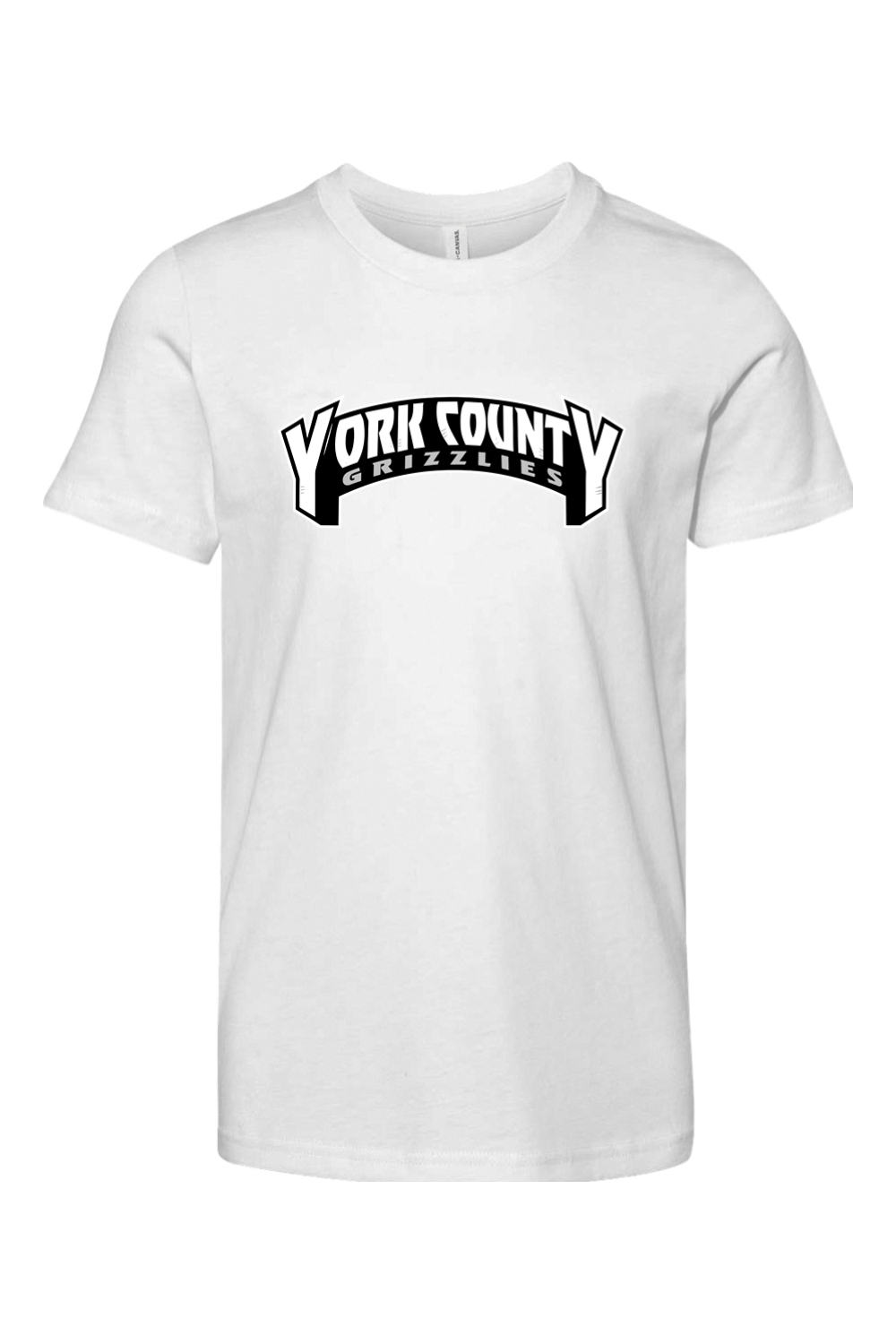 York County Grizzlies Youth Lifestyle T-Shirt Signature Lacrosse