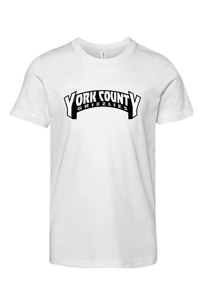 York County Grizzlies Youth Lifestyle T-Shirt Signature Lacrosse