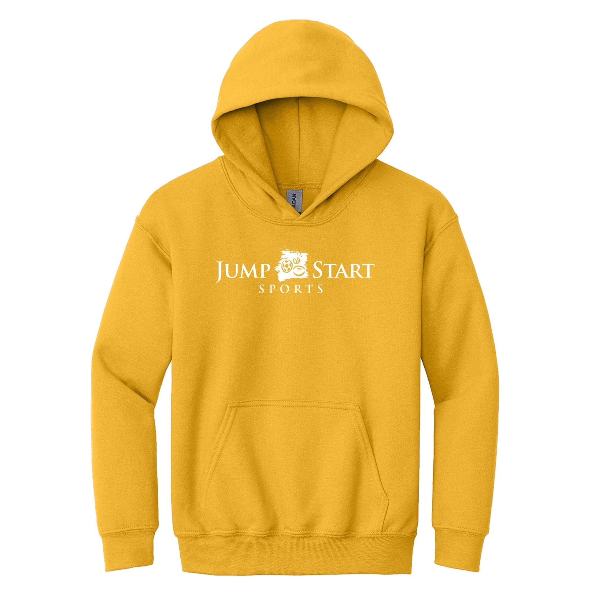 Youth Jump Start Hoodie - Gold Signature Lacrosse