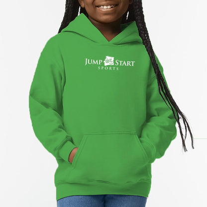 Youth Jump Start Hoodie - Irish Green Signature Lacrosse