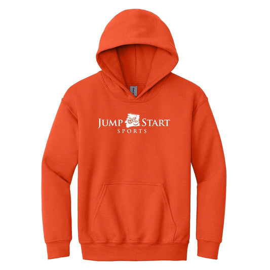 Youth Jump Start Hoodie - Orange Signature Lacrosse