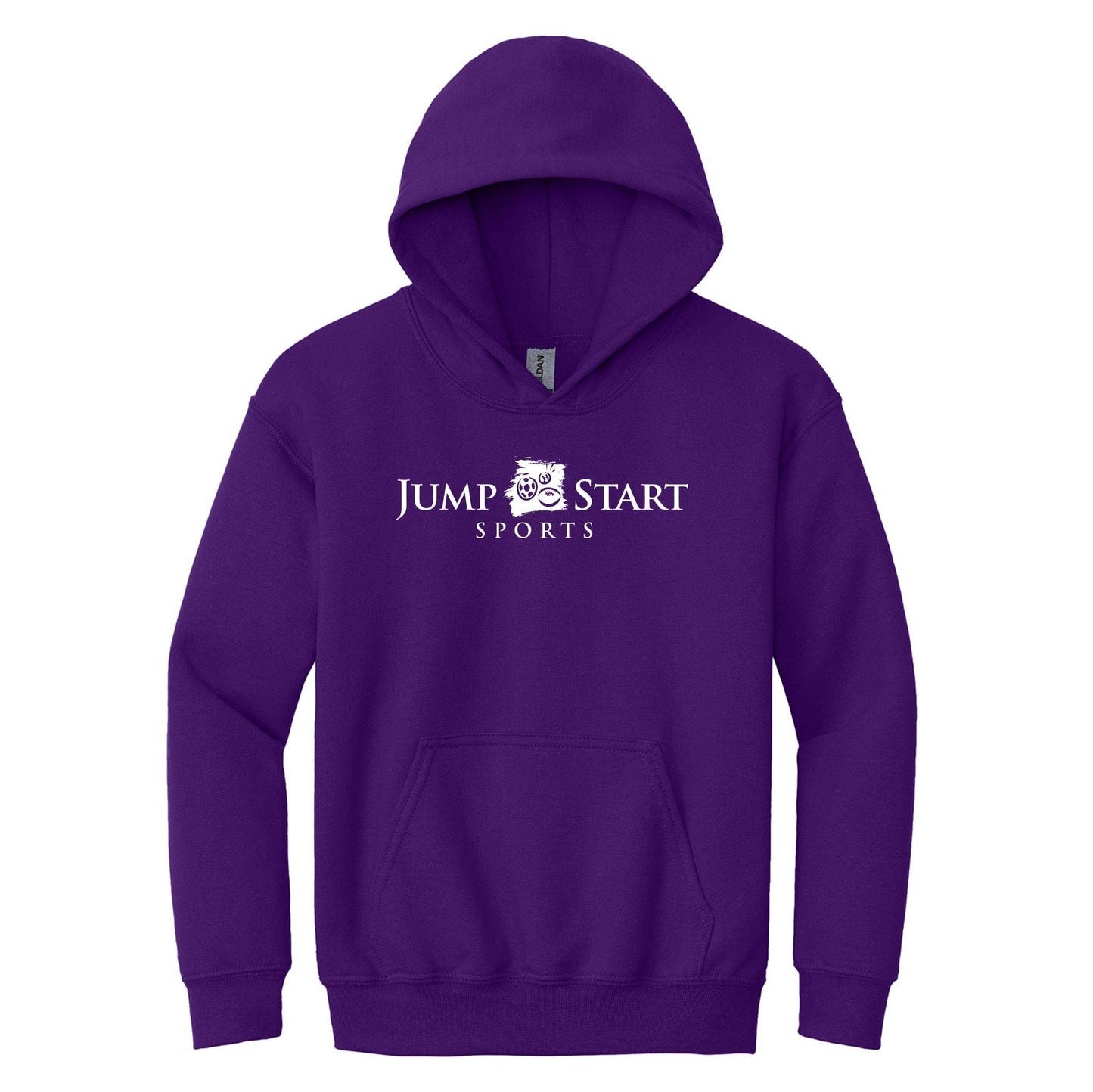 Youth Jump Start Hoodie - Purple Signature Lacrosse