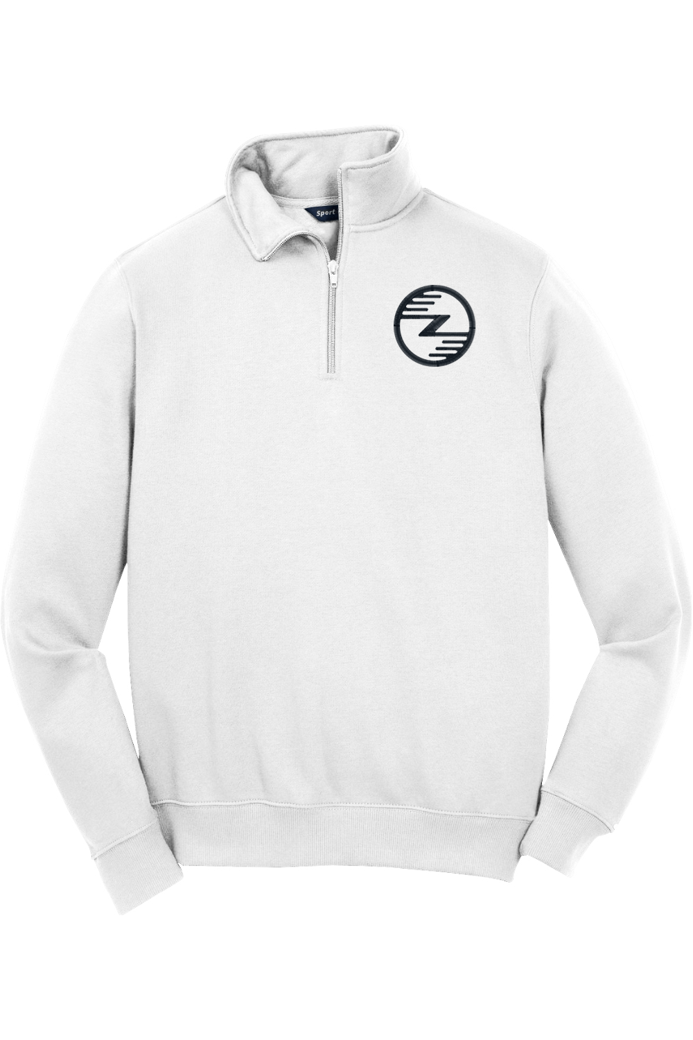 ZogSports Adult Embroidered Quarter-Zip Pullover Signature Lacrosse