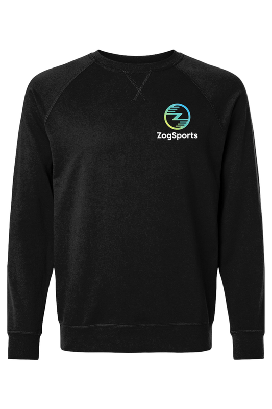 ZogSports Adult Heavyweight Raglan Long Sleeve Signature Lacrosse